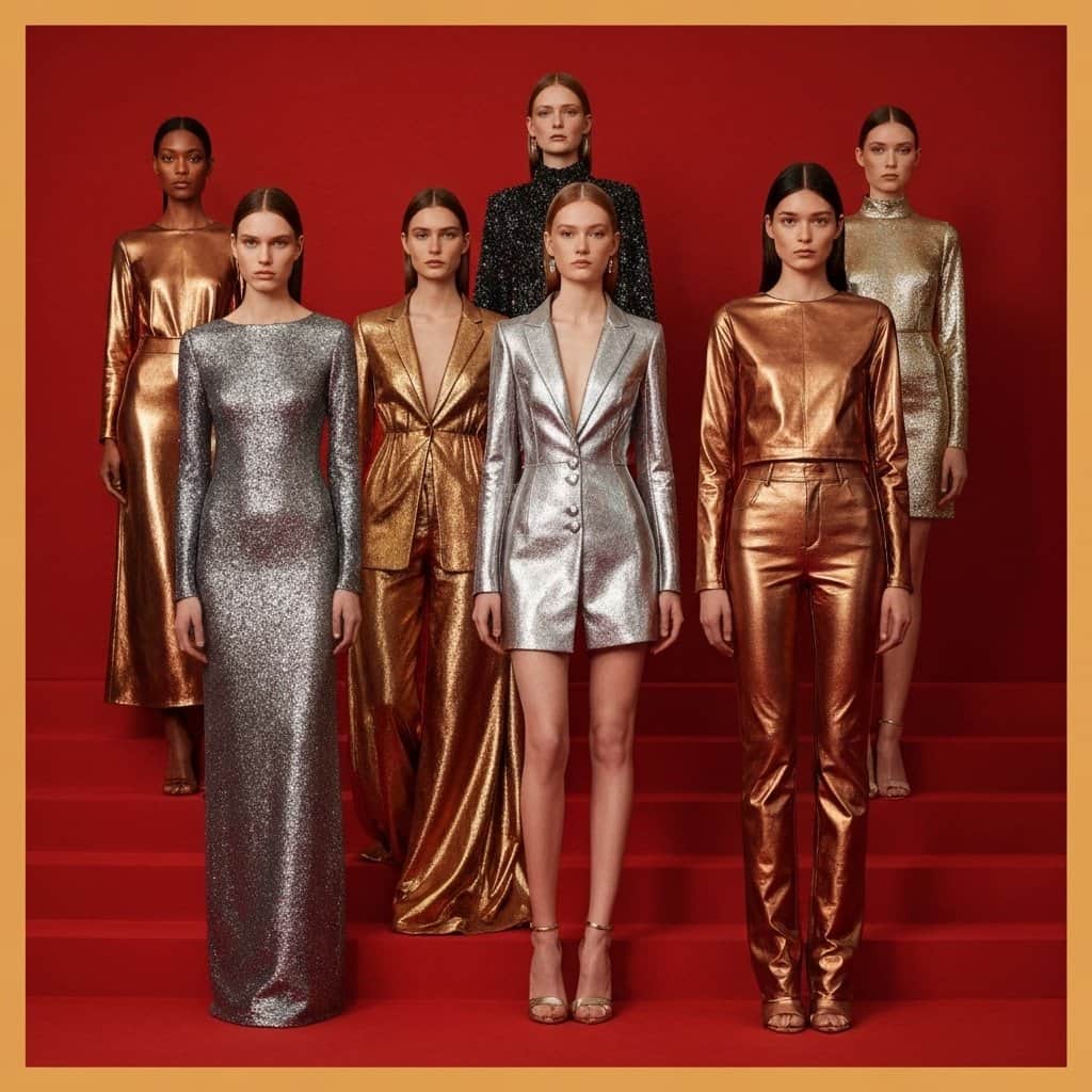 Metaliczne kolory: Blask, który podbija świat mody