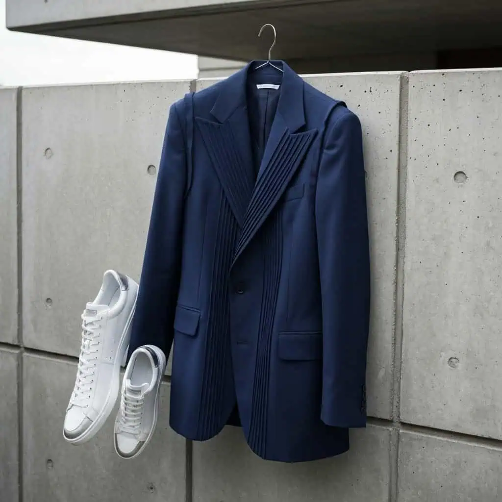 Sneakersy do garnituru: Rewolucja w męskiej elegancji