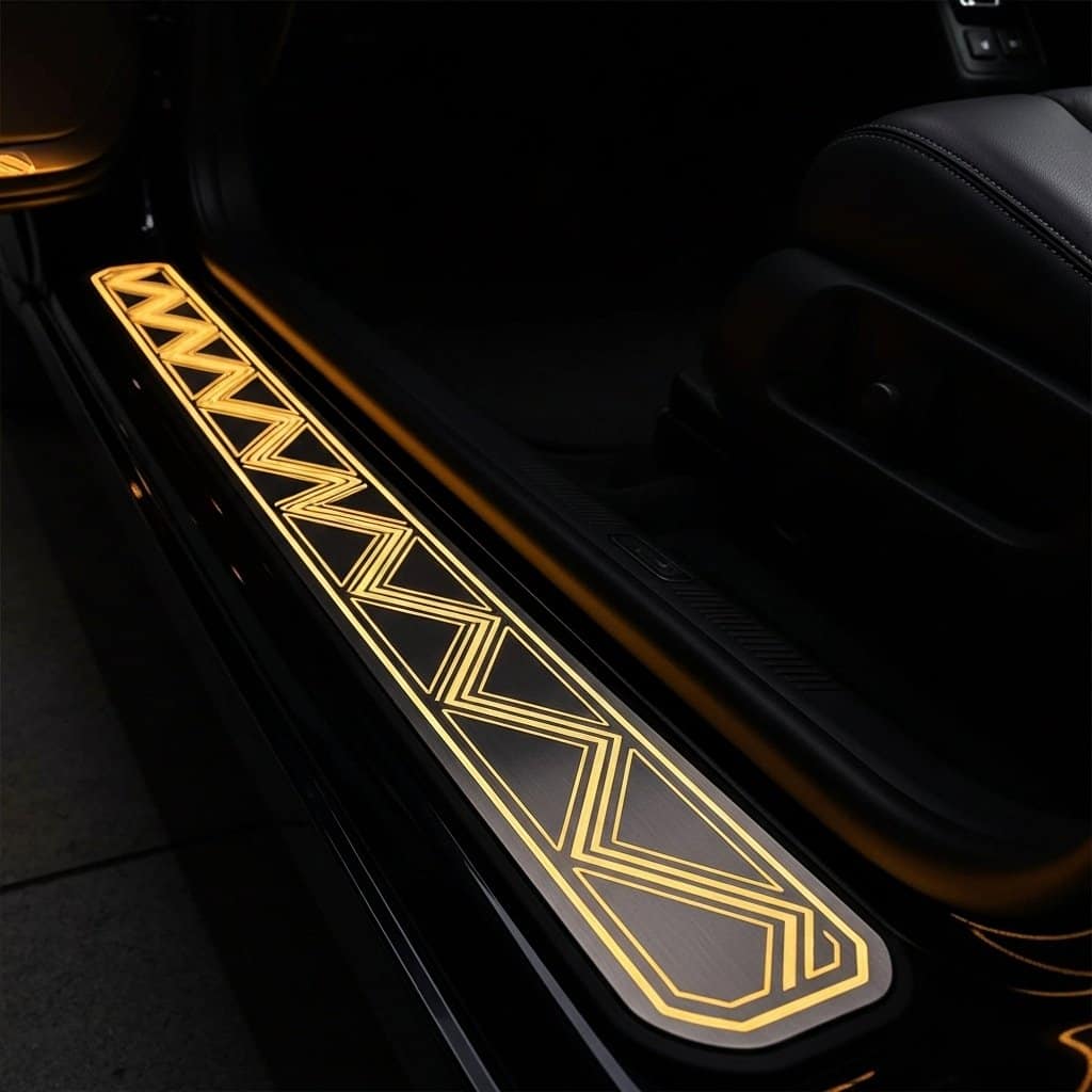 Próg drzwi podświetlany: Elegancki akcent i praktyczne rozwiązanie dla Twojego samochodu