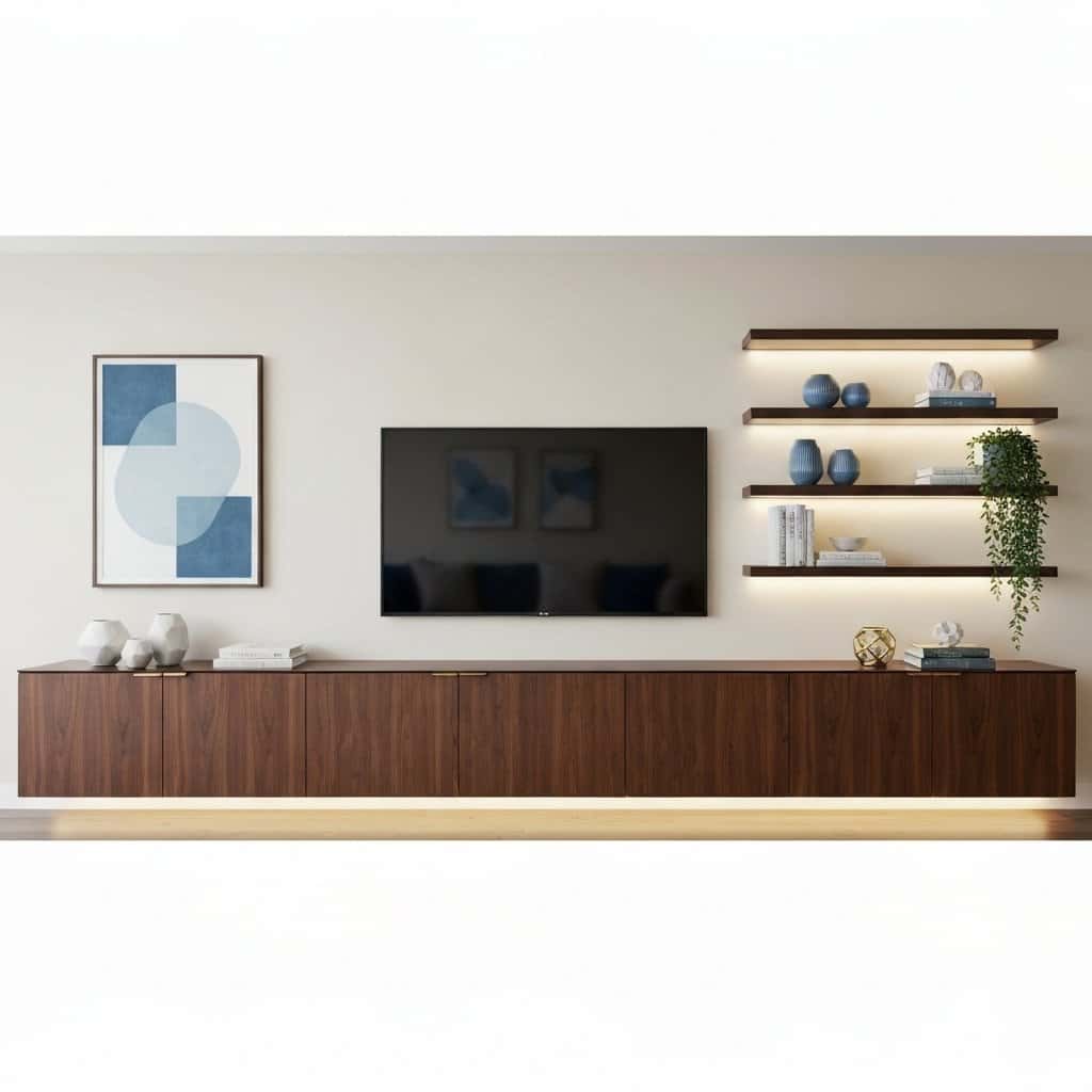 Aranżacja ściany z telewizorem – inspiracje i błędy